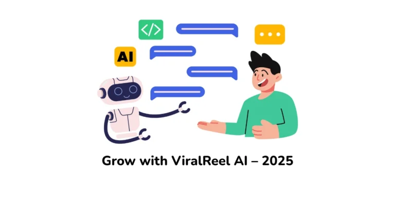 ViralReel AI is being used by a content creator to increase their Instagram followers by 2025 through Reels.